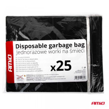 Jednorazowe worki na śmieci do samochodu 25 szt. AMIO-02872