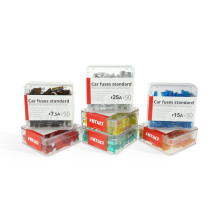 Bezpieczniki samochodowe standard pudełko 50 szt. 7.5A AMIO-01333