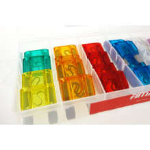 Bezpieczniki samochodowe MAXI zestaw komplet MIX 24 szt. AMIO-02323