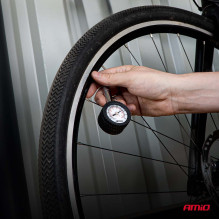 AMIO-04469 analog pressure gauge with rotating head and reset valve