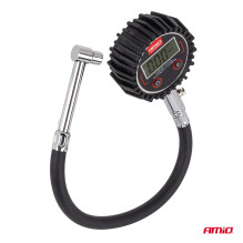 Digital pressure gauge with hose and reset valve 17 bar AMIO-04465