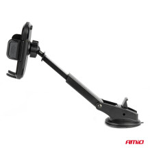 Uchwyt do samochodu na telefon szybę kokpit regulowany AMIO-04135
