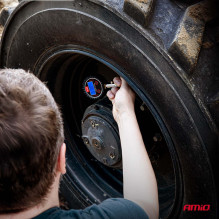 Digital pressure gauge with rotating head and reset valve 17 bar AMIO-04464