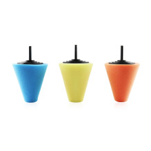 Gąbki polerskie do felg stożkowe 3 szt. zestaw gąbek AMIO-02518