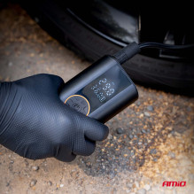 Belaidis automobilio kompresorius su LED ekranu 40W USB-C ACOMP-25 AMIO-04414