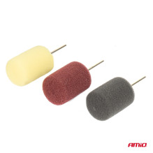 Mini kempinėlių poliravimo pagalvėlių rinkinys detalių poliravimui, ovalus, 3 dalių, AMIO-03716