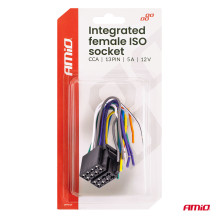 Integrated ISO CCA Female Connector 13PIN 5A 12V AMIO-04441