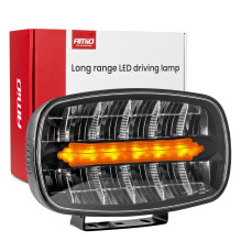 LED long-distance driving lamp with position light function 109W 12V 24V AMIO-04535
