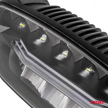 LED long-distance driving lamp with position light function 109W 12V 24V AMIO-04535