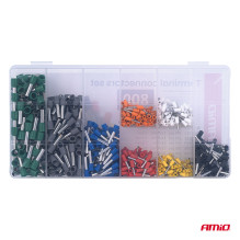 Set of cable connectors, 800 pcs. AMIO-04461