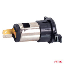 Additional power socket with flap 250W 12V 24V AMIO-04434