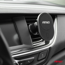 Uchwyt do samochodu na telefon z ładowarką indukcyjną do kratki My Mag 15W AMIO-03769