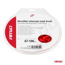 Teleskopinis mikropluošto šepetys automobilių plovimui 67–100 cm AMIO-04342 Teleskopinis mikropluošto šepetys automobilių plovimui 67–100 cm AMIO-04342