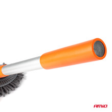 Telescopic car wash brush, rotating, microfiber, AMIO-04332