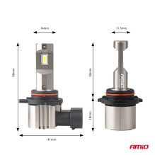 LED car bulbs series H25 CANBUS HIR2 9012 12V 31W AMIO-04716