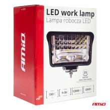 LED darbo žibintas, prožektorius AWL41, 50 LED, 150 W, 12 V, 24 V, AMIO-03252