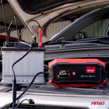 Skaitmeninis lygintuvas AGM GEL STD LFP MAX 10A 12V 24V PRO AMIO-04528
