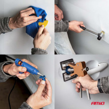 Large bodywork dent repair kit with PDR bag AMIO-04600