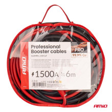 Jumper cables 1500A 6m professional 99.9% copper AMIO-04823