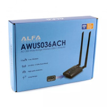 ALFA NETWORK 802.11ac standard Ultra Long Range Wireless USB Adapter, AWUS036ACH V.2