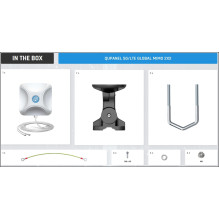 QuWireless Antenna QuPanel 5G / LTE Global MIMO 2x2, 10m cables