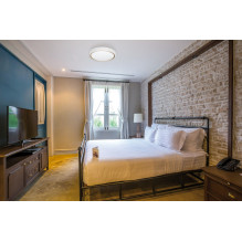 Modernus LED lubinis šviestuvas „Activejet VERDI“ baltas / auksinis 23 W