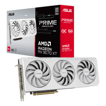 Vaizdo plokštė, ASUS, AMD, Radeon RX 9070 XT, 2460 MHz, 16 GB, GDDR6, 256 bitų, PCI Express 5.0, aktyvus, PRIME-RX9070XT