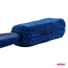 Szczotka z mikrofibry do felg 5x6x28cm AMIO-04728 Szczotka z mikrofibry do felg 5x6x28cm AMIO-04728