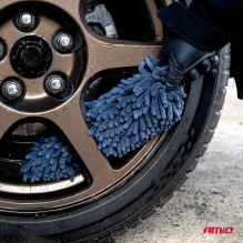 Szczotka szenilowa do felg 7x7x37cm AMIO-04726