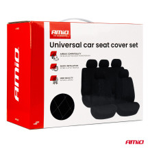 Pokrowce samochodowe na fotele uniwersalne przód tył komplet SC02 AMIO-04602