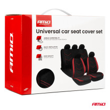 Pokrowce samochodowe na fotele uniwersalne przód tył komplet SC20 AMIO-04620
