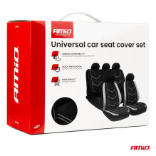 Universalūs automobilių sėdynių užvalkalai, priekiniai ir galiniai, komplektas SC19 AMIO-04619