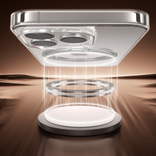 Joyroom JR-16JL6 iPhone 16 Pro Max Ultra-Thin MagSafe Compatible Case with 360° Ring Stand - Black