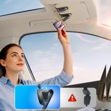 Joyroom JR-ZS511 Sun Visor Holder with Magnetic Clip - Black