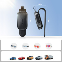 Joyroom JR-ZS511 Sun Visor Holder with Magnetic Clip - Black