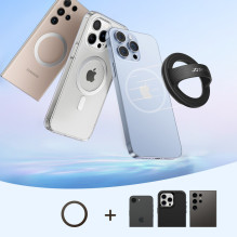 Joyroom JR-ZS500 Magnetic Ring Compatible with MagSafe Holder - Black