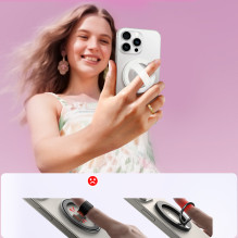 Joyroom JR-ZS500 Magnetic Ring Compatible with MagSafe Holder - White