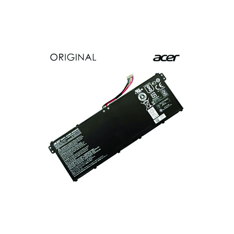 Pakaitinė kompiuterio Baterija ACER AC14B8K, 3220 mAh, Original