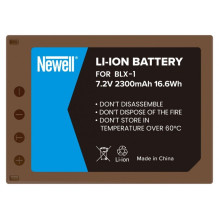 Newell BLX-1 USB-C replacement battery for Olympus