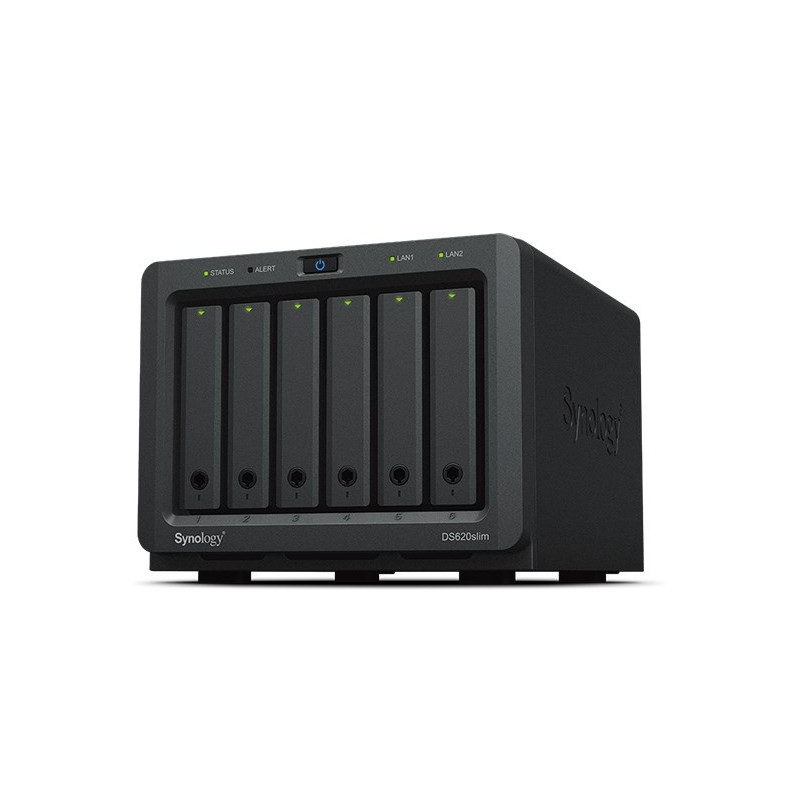 Network Access Storage - Synology DiskStation DS620SLIM J3355 6-Bay RAID Black