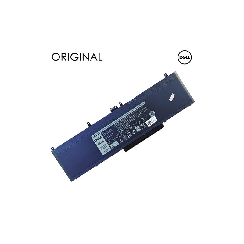 Replacement computer battery DELL WJ5R2, 7368mAh, Original