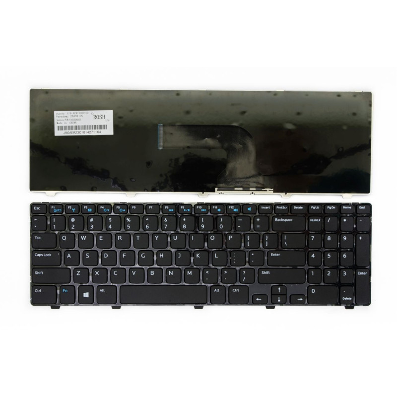 Keyboard DELL Inspiron 15: 3521, 3537 15R: 5537, 5521 Vostro: 2521, V2521