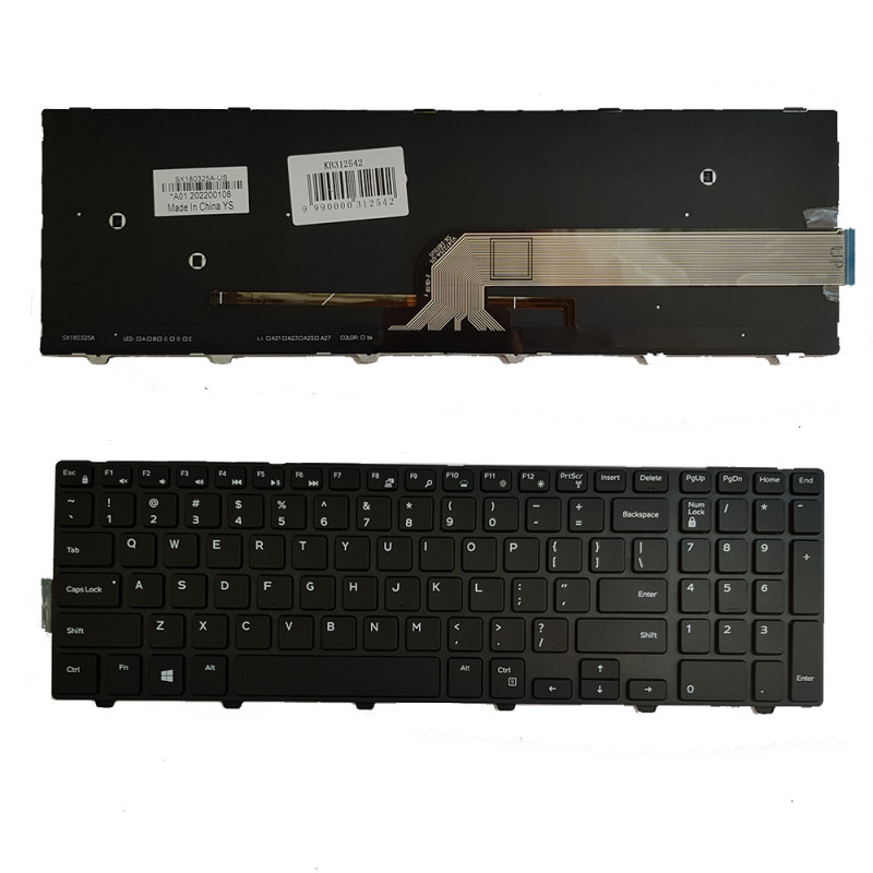 Keyboard DELL Inspiron 5558 with backlight (US)