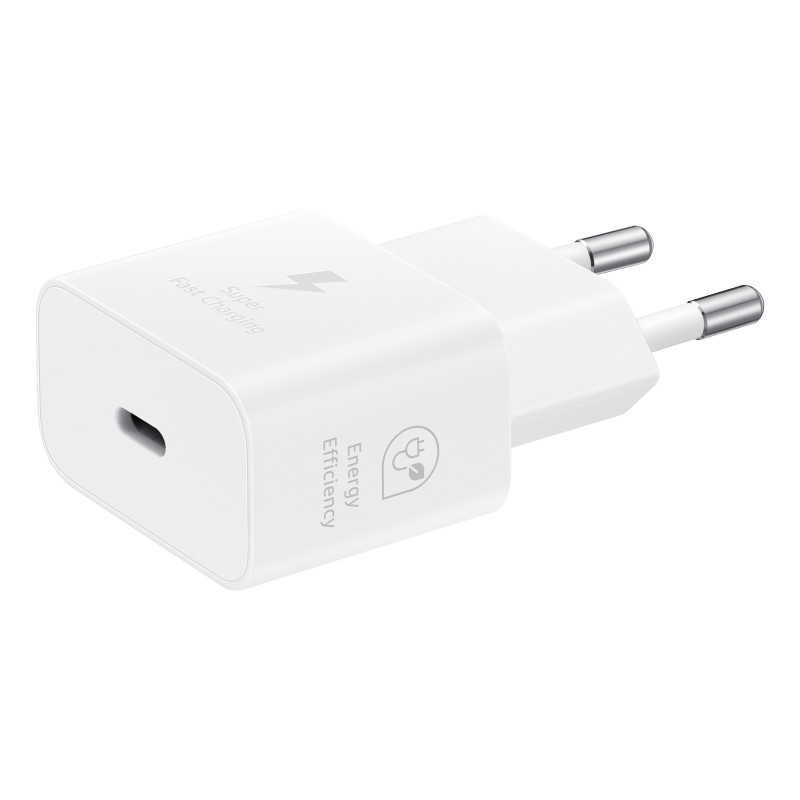 Charger - SAMSUNG POWER WALL CHARGER 25W USB-C Fast Charging White