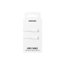 Kabelis - SAMSUNG USB-C į USB-C 5A 1M Baltas EP-DN975BWEGWW