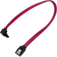 Cable SATA III, with angled connector, 0.3m