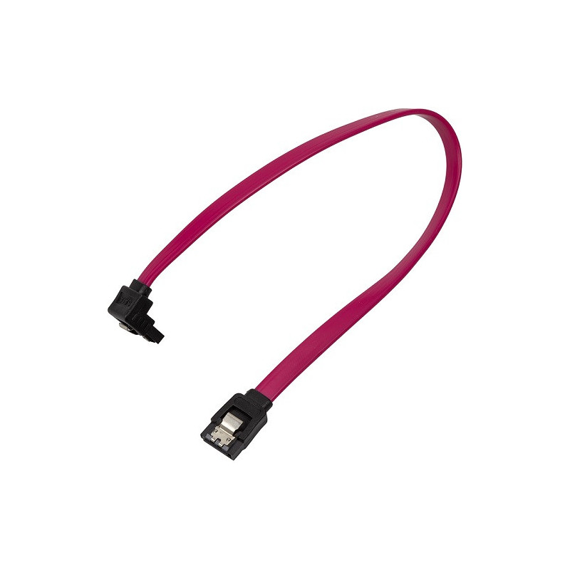 Cable SATA III, with angled connector, 0.3m
