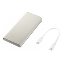 Portable Charger - SAMSUNG EB-P3400 10,000mAh 25W Dual USB-C Beige