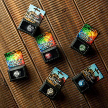 D12 Hit Location Dice White And Black Colors