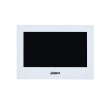 Two-wire intercom monitor 7 inches, works only with SIP protocol, Wi-Fi, white
